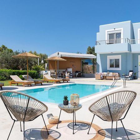 Ethria Pool Villa With Heated Jacuzzi Afantou Exterior foto